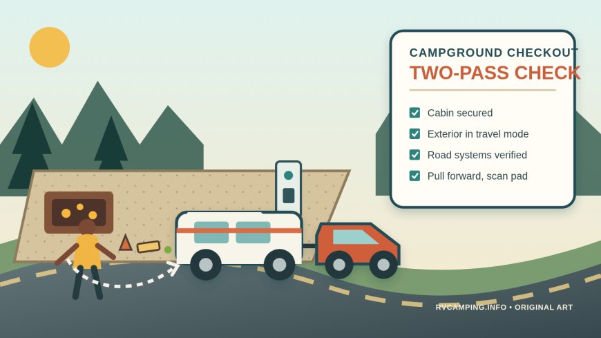 The RV campground checkout routine: inspect before you leave
