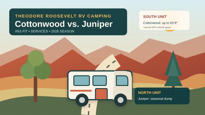 Theodore Roosevelt RV Camping: Cottonwood vs. Juniper