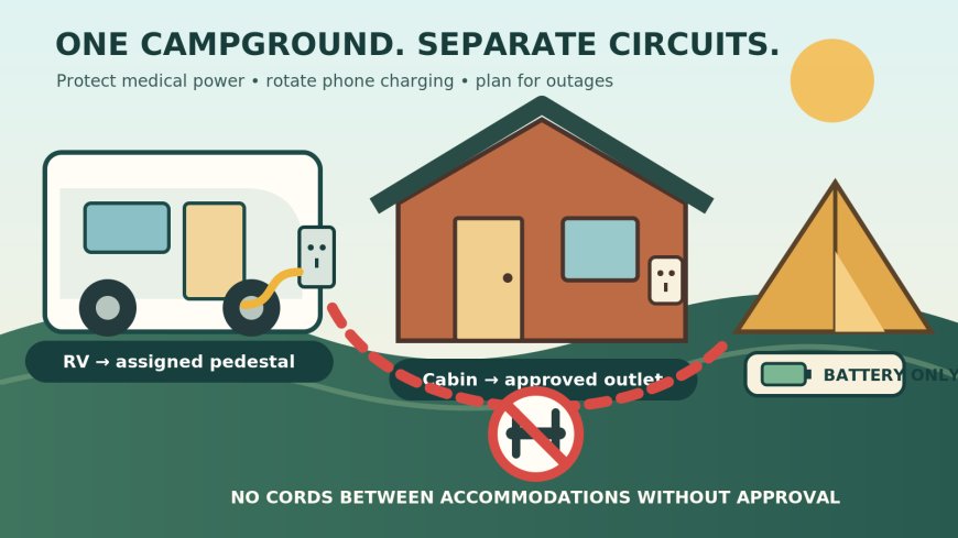One Campground, Separate Circuits: a Power Plan for RV and Glamping Groups