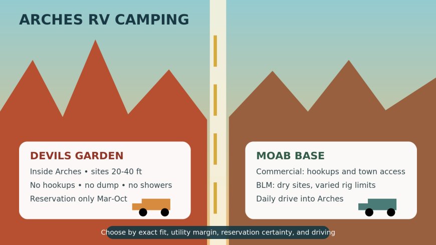 Devils Garden or Moab? The RV camping decision for Arches
