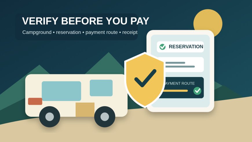 Before you pay: a campground reservation scam check for RV trips