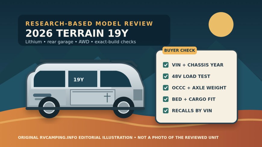 2026 Jayco Terrain 19Y review: capable layout, exact-build homework required