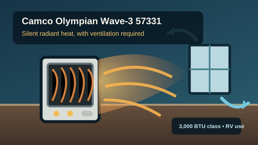 Camco Olympian Wave-3 57331 review: silent heat, serious ventilation