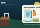 No sink at the campsite? Build a handwashing lane before cooking