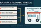 RV awning wind safety: a decision rule for when to retract