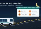 Can an RV stay overnight at a highway rest area? Build a state-by-state verification plan