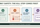 Jerky is dry, not automatically safe: a kill-step plan for RV trips
