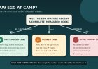 Raw eggs in campsite recipes: use a pasteurized option or cook the mixture