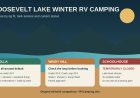 Roosevelt Lake winter RV campgrounds: Cholla, Windy Hill, or closed Schoolhouse?