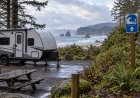 South Beach in winter: book the RV site, then walk the tsunami route