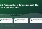 Fort Yargo with an RV group: book the yurt or cottage first