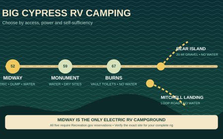Big Cypress RV Campgrounds Compared: 5 Front-Country Choices