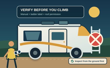Before you climb: an RV roof-access safety check