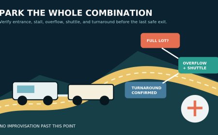 Can Your Long RV Fit at the Visitor Center or Trailhead? Verify the Whole Parking Plan