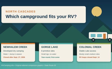 Newhalem, Gorge Lake, or Colonial Creek: Which North Cascades Campground Fits Your RV?