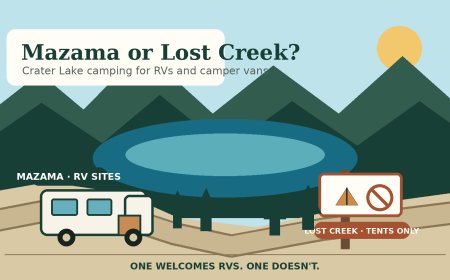 Mazama vs. Lost Creek: the Crater Lake RV Camping Comparison