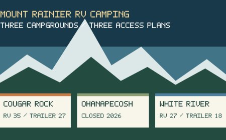 Cougar Rock vs. Ohanapecosh vs. White River: Mount Rainier RV campground comparison
