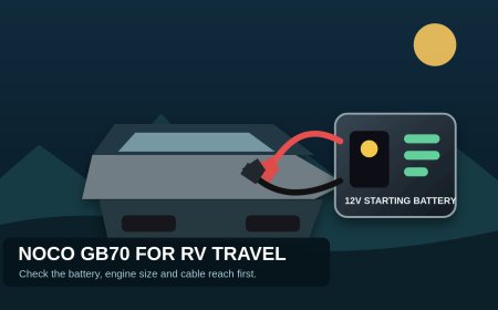 NOCO GB70 review for RVs: capable backup, strict battery limits
