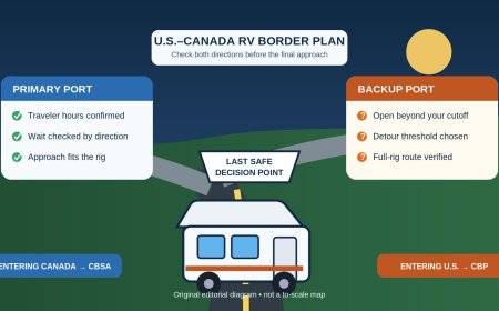 Pick the Right U.S.-Canada Border Crossing for Your RV
