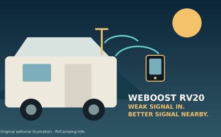 weBoost RV20 review: useful weak-signal help, not satellite internet