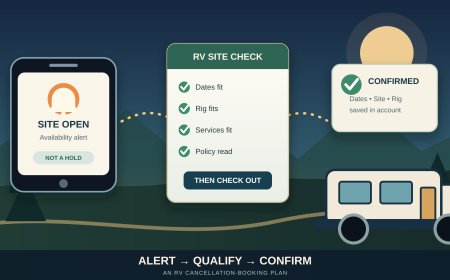 The Alert Is Not the Campsite: An RV Cancellation-Booking Plan