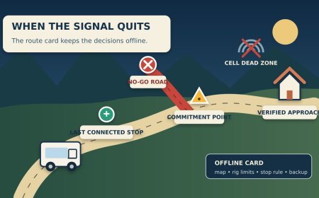 When the Signal Quits: Build an Offline RV Route Card