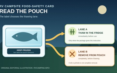 Read the fish pouch before you thaw it at camp