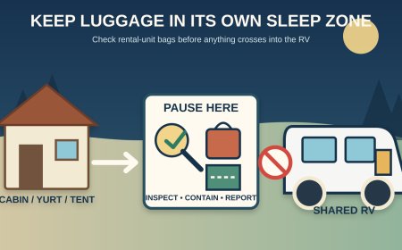 Keep Cabin Luggage Out of the RV: A Bed-Bug Travel Plan for Mixed Groups