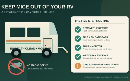 Keep Mice Out of Your RV: A Between-Trip and Campsite Checklist