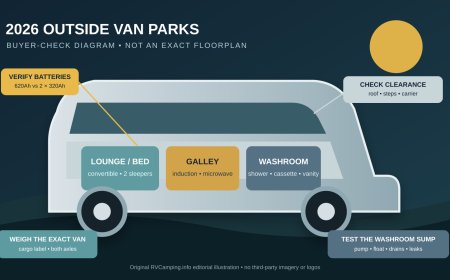 2026 Outside Van Parks review: premium power, costly bathroom trade-off