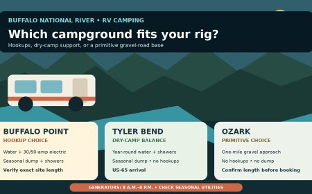 Buffalo National River RV Camping: Buffalo Point vs. Tyler Bend vs. Ozark