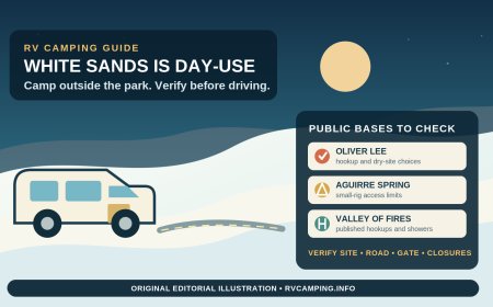 White Sands Has No Campground: Where RVers Can Stay and What to Verify