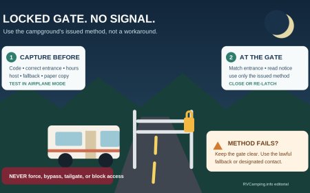 Locked campground gate, no cell signal: the lawful access plan