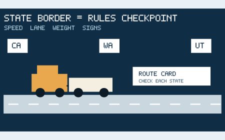 Towing across state lines? Rebuild the RV speed-and-lane plan at each border