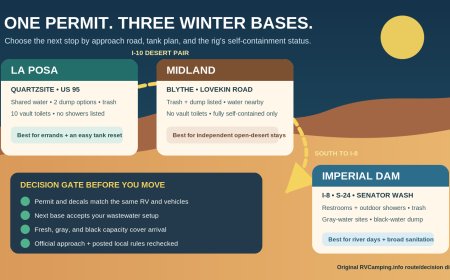 One BLM LTVA Permit, Three Winter Bases: La Posa, Imperial Dam, and Midland