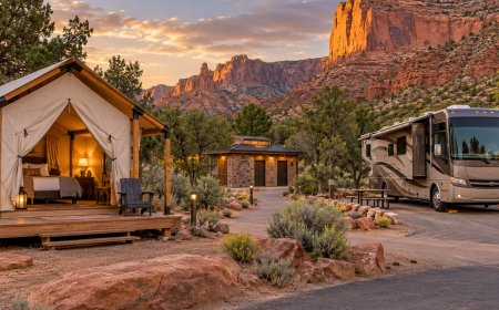 Palo Duro glamping and RVs: build the stay around Sagebrush