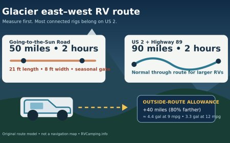 Glacier east-to-west by RV: when US 2 is the through route
