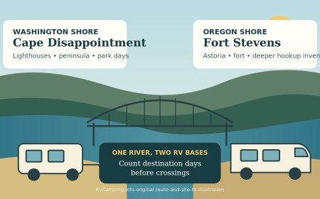 Cape Disappointment or Fort Stevens? Pick the Columbia River RV base by which shore gets your days