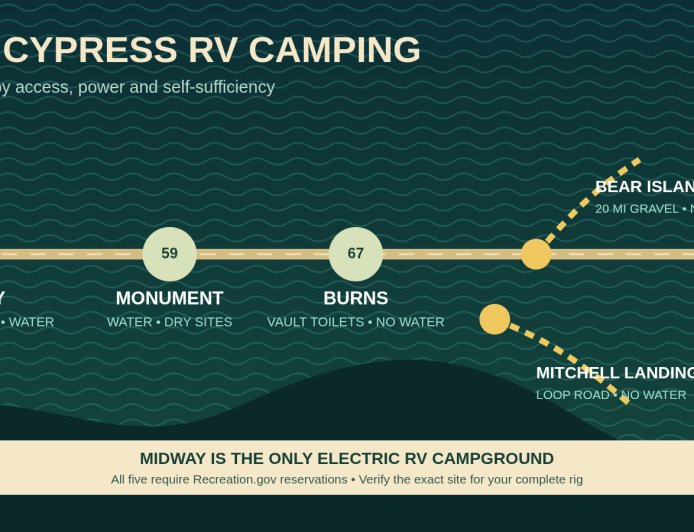 Big Cypress RV Campgrounds Compared: 5 Front-Country Choices