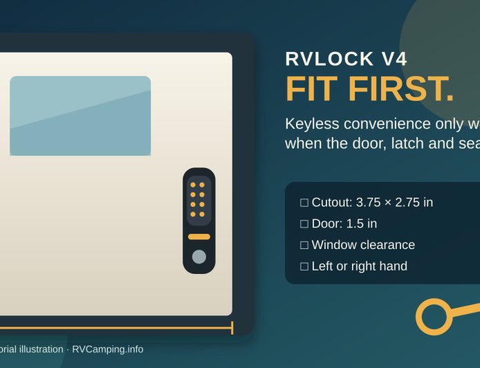 RVLock V4 review: convenient keyless entry, unforgiving fit