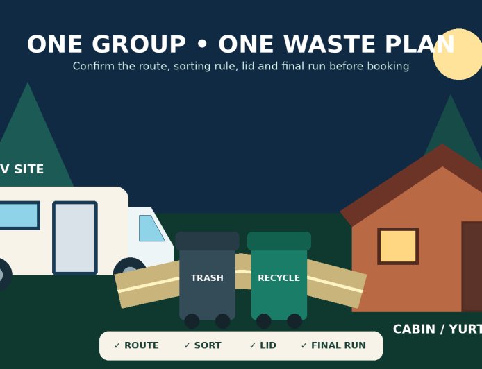 Who Takes Out the Trash? A Waste Plan for RV-and-Cabin Groups