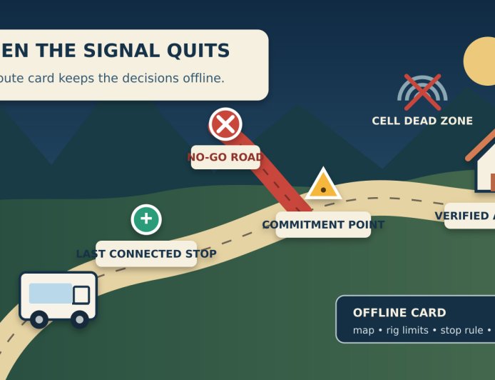 When the Signal Quits: Build an Offline RV Route Card