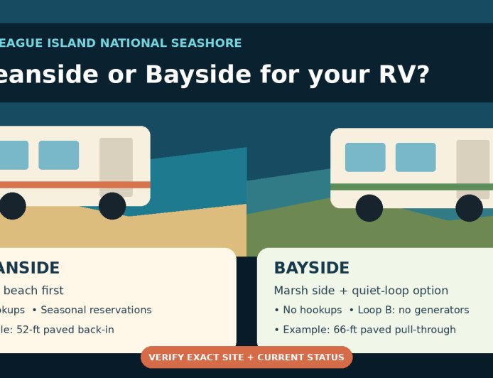 Assateague RV Camping: Oceanside vs. Bayside