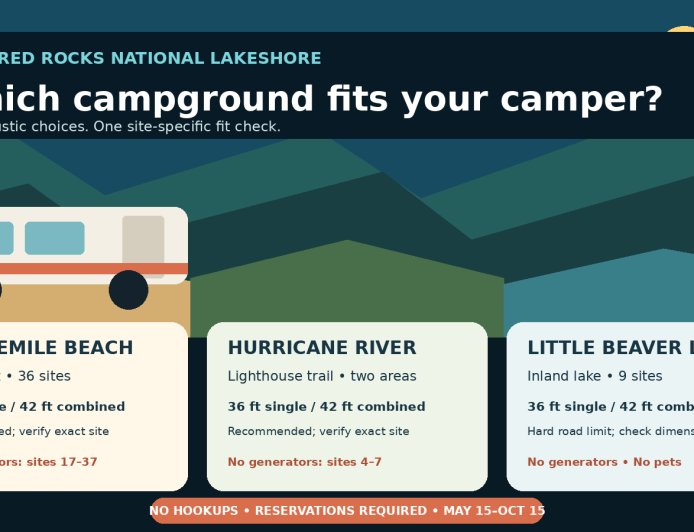 Pictured Rocks RV Campgrounds: Twelvemile Beach, Hurricane River or Little Beaver Lake?