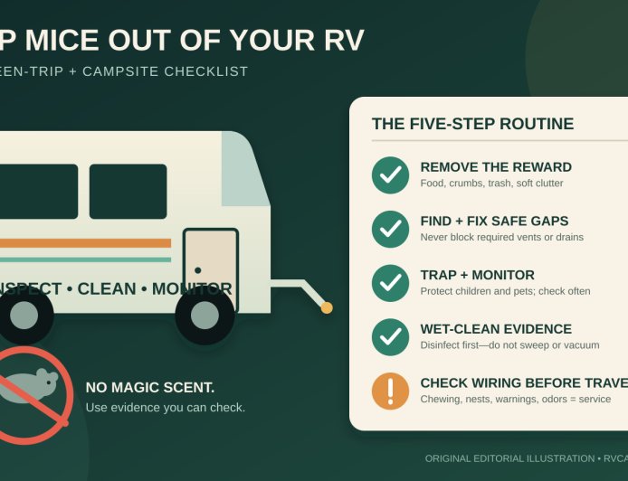 Keep Mice Out of Your RV: A Between-Trip and Campsite Checklist