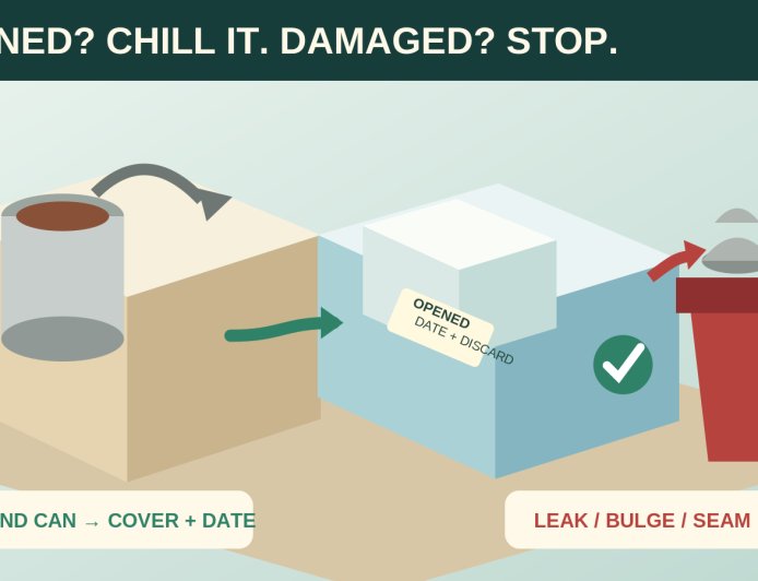 Half a can at camp: where the rest goes and when it gets tossed