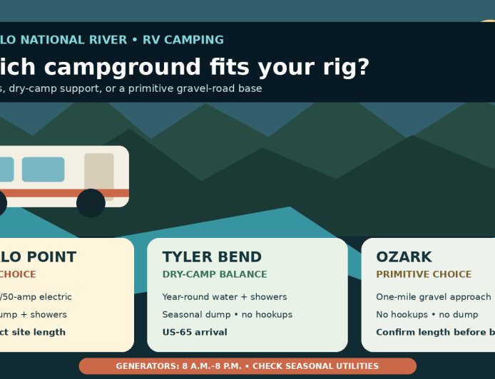 Buffalo National River RV Camping: Buffalo Point vs. Tyler Bend vs. Ozark