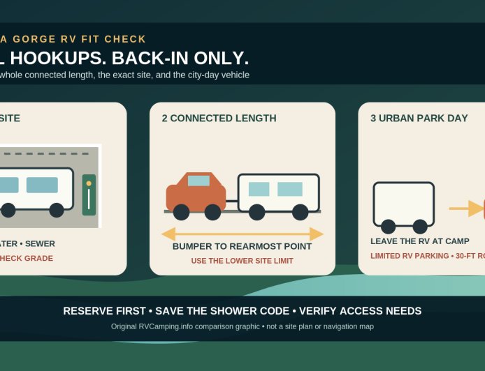 Gulpha Gorge Campground for RVs: Full Hookups, Back-In Sites, and a City-Day Plan