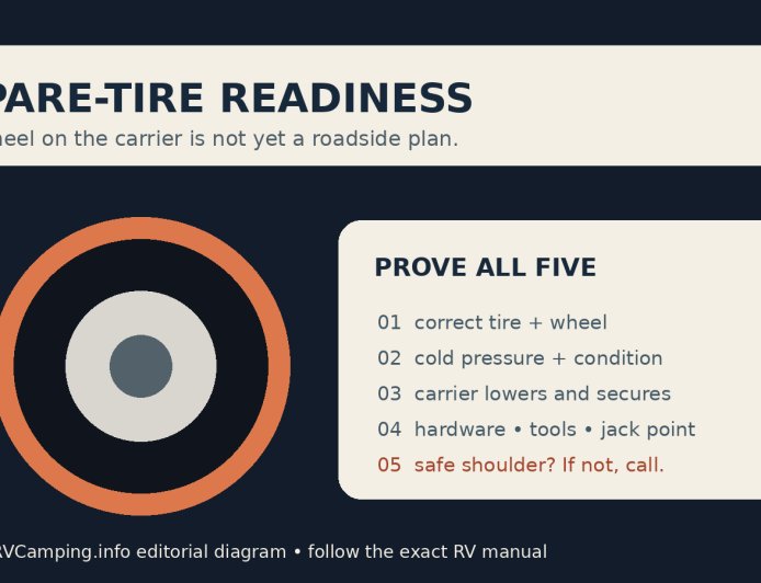 Your RV Spare Tire Is Not Ready Until You Can Mount It
