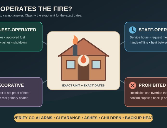 Is That Glamping Wood Stove Yours to Use? Check the Exact Unit Before You Book